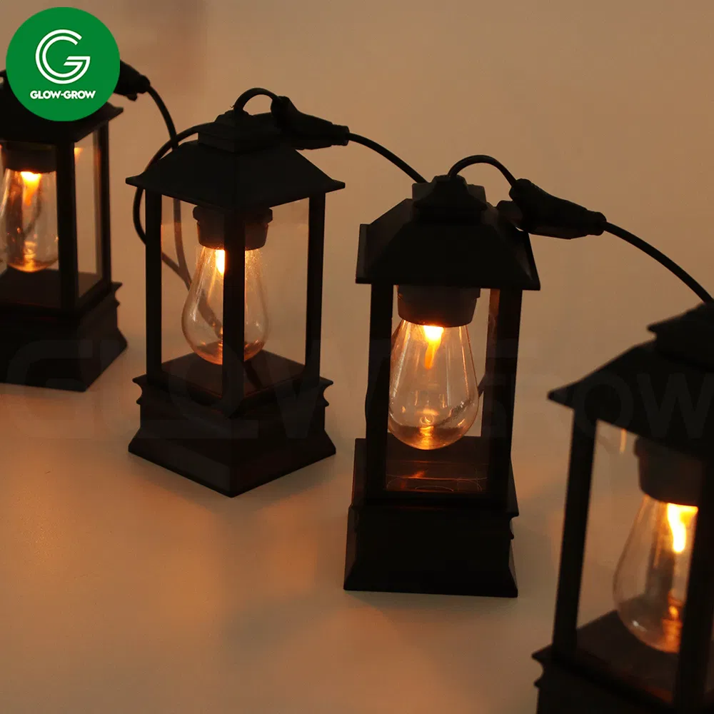 Яркий пламенный гирляндный светодиодный фонарь со световым пространством 50 см для украшения дома на открытом воздухе