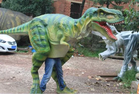 Костюм динозавра со скрытыми ногами Костюм динозавра в натуральную величину